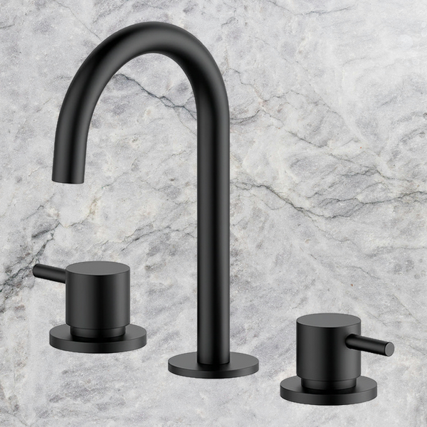 Arcisan Axus Pin Basin Set Matte Black