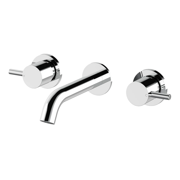 Arcisan Axus Pin Wall Mount Basin Set 150mm Spout Chrome