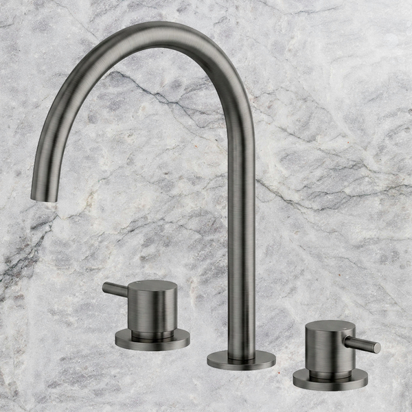 Arcisan Axus Pin Kitchen Set Brushed Gunmetal