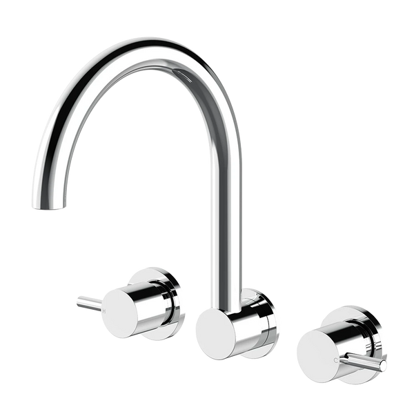 Arcisan Axus Pin Wall Mount Kitchen or Laundry Set Chrome