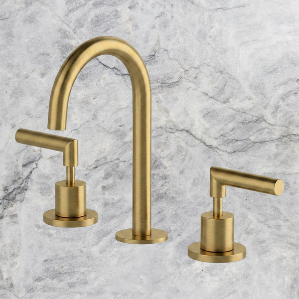 Arcisan Axus Lever Basin Set Brushed Brass