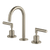 Arcisan Axus Lever Basin Set Brushed Nickel