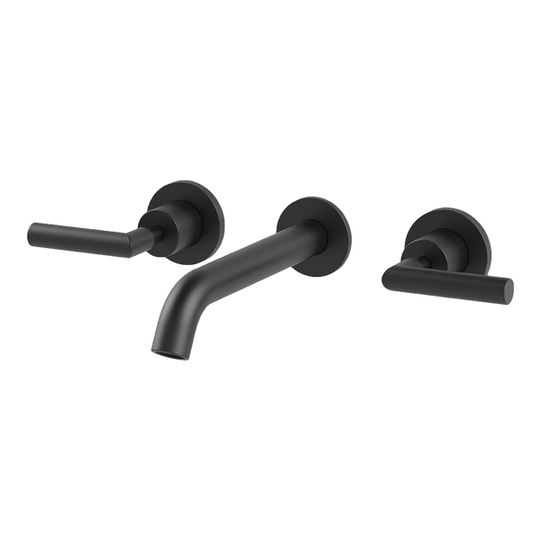 Arcisan Axus Lever Wall Mount Basin Set 150mm Spout Matte Black