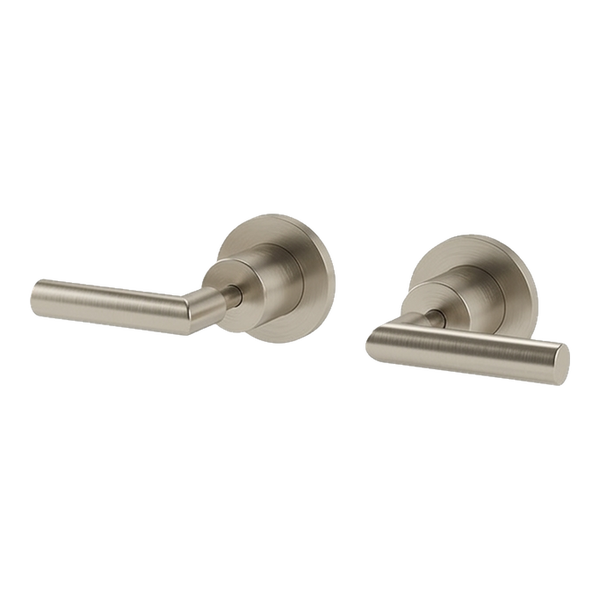 Arcisan Axus Lever Wall Taps (Pair) Brushed Nickel