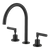 Arcisan Axus Lever Kitchen or Laundry Set Matte Black