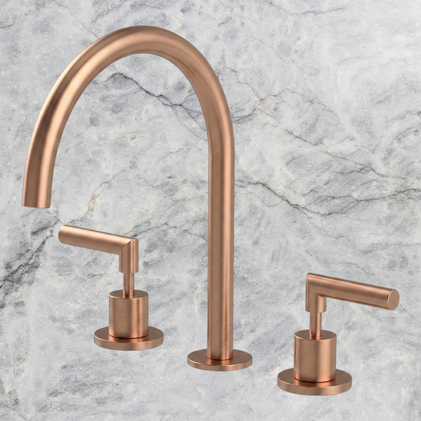 Arcisan Axus Lever Kitchen or Laundry Set Brushed Rose Gold