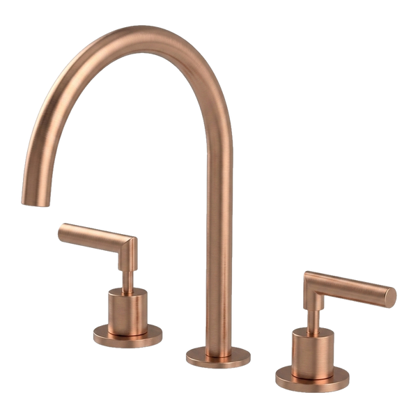 Arcisan Axus Lever Kitchen or Laundry Set Brushed Rose Gold