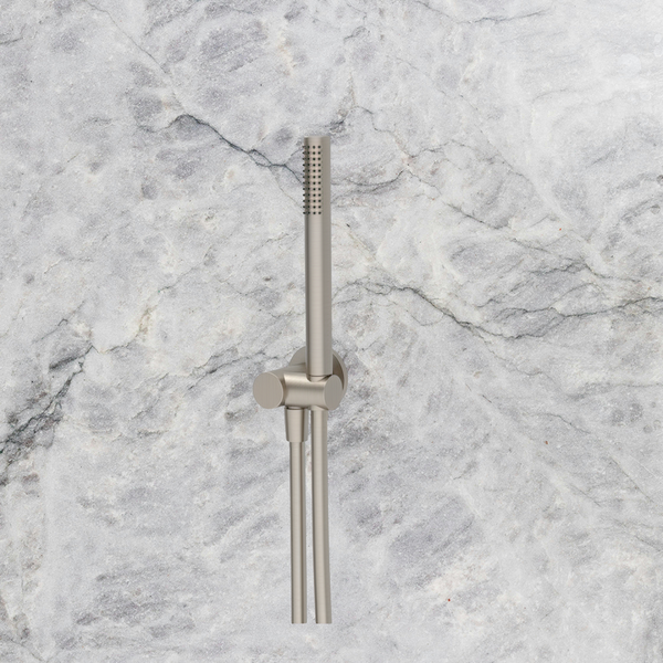 Arcisan Axus Tubular Hand Shower Set with Swivel Holder Brushed Nickel