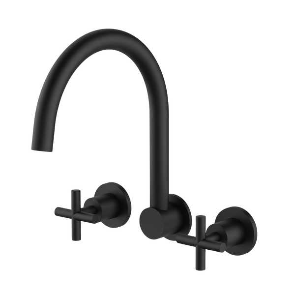Arcisan Axus Cross Wall Mount Kitchen Set Matte Black