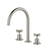 Arcisan Axus Cross Kitchen Set with Swivel Arch Spout Brushed Nickel