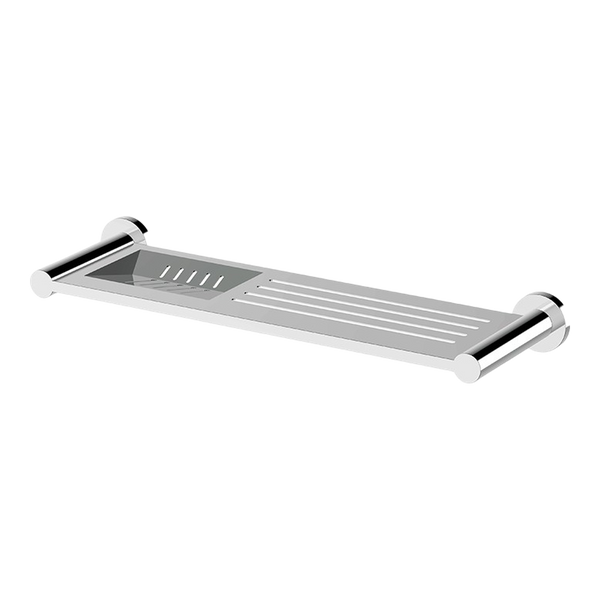 Arcisan Axus Stainless Steel Shelf with Soap Dish Chrome