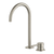 Arcisan Axus Pin 2-Hole Basin Mixer with Extended Height Spout Brushed Nickel