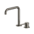 Arcisan Axus Pin Basin Mixer with 195x180mm Squareline Spout Brushed Gunmetal
