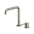 Arcisan Axus Pin Basin Mixer with 195x180mm Squareline Spout Brushed Nickel