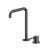 Arcisan Axus Pin Basin Mixer with 260x180mm Squareline Spout Brushed Iron