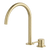 Arcisan Axus Pin 2-Hole Kitchen Mixer Brushed Brass