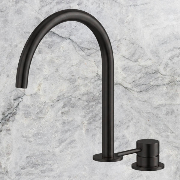 Arcisan Axus Pin 2-Hole Kitchen Mixer Brushed Iron