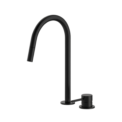 Arcisan Axus Pin Sink Mixer with Pull Down Nozzle Matte Black