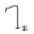 Arcisan Axus Pin Sink Mixer with 296x220mm Swivel Squareline Spout Brushed Nickel