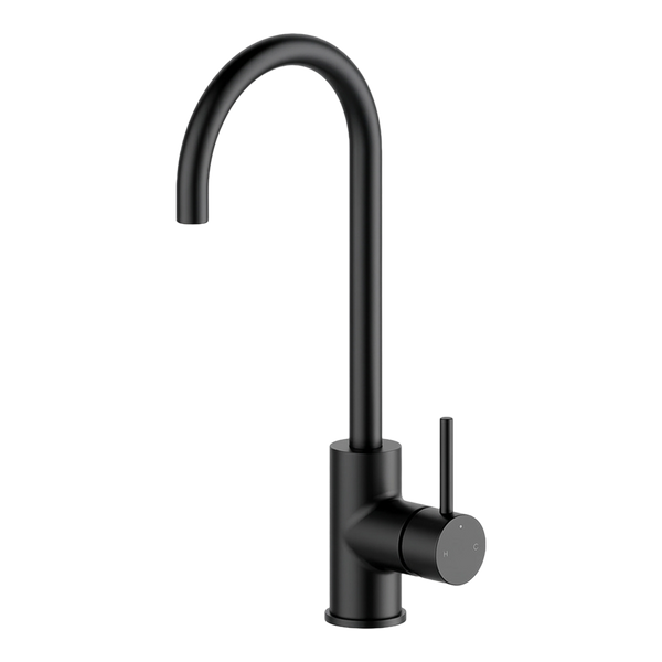 Arcisan Axus Pin Gooseneck Basin Mixer Matte Black