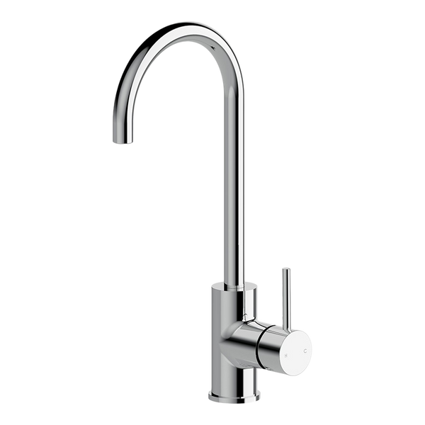 Arcisan Axus Pin Gooseneck Basin Mixer Chrome