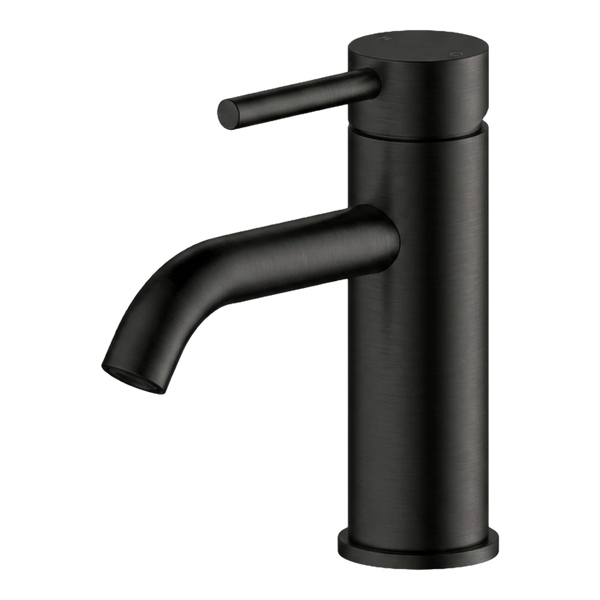 Arcisan Axus Pin Basin Mixer Brushed Iron