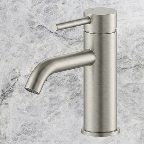 Arcisan Axus Pin Basin Mixer Brushed Nickel
