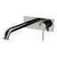Arcisan Axus Pin Wall Mount Basin/Bath Mixer 220mm Spout with Plate (Trim Kit Only) Brushed Gunmetal