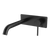 Arcisan Axus Pin Wall Mount Basin/Bath Mixer 220mm Spout with Plate (Trim Kit Only) Matte Black