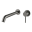 Arcisan Axus Pin Wall Mount Basin/Bath Mixer 220mm Spout (Trim Kit Only) Brushed Gunmetal