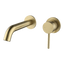Arcisan Axus Pin Wall Mount Basin/Bath Mixer 150mm Spout (Trim Kit Only) Brushed Brass
