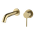 Arcisan Axus Pin Wall Mount Basin/Bath Mixer 150mm Spout (Complete Kit) Brushed Brass