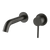 Arcisan Axus Pin Wall Mount Basin/Bath Mixer 150mm Spout (Complete Kit) Matte Black