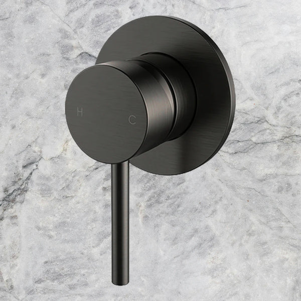 Arcisan Axus Pin Shower or Bath Mixer (Complete Kit) Brushed Iron