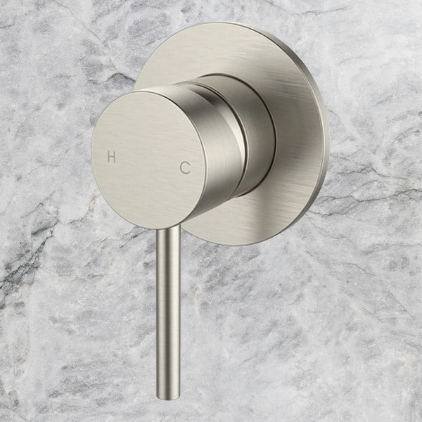 Arcisan Axus Pin Shower or Bath Mixer (Complete Kit) Brushed Nickel