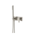 Arcisan Axus Pin Shower Mixer and Handshower with Plate (Complete Kit) Brushed Nickel
