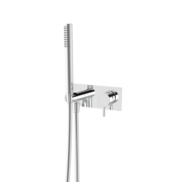 Arcisan Axus Pin Shower Mixer and Handshower with Plate (Trim Kit Only) Chrome