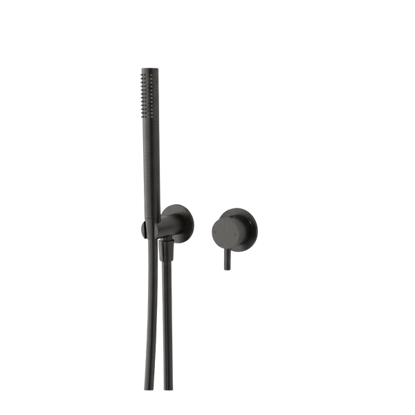 Arcisan Axus Pin Shower Mixer and Handshower (Trim Kit Only) Brushed Iron