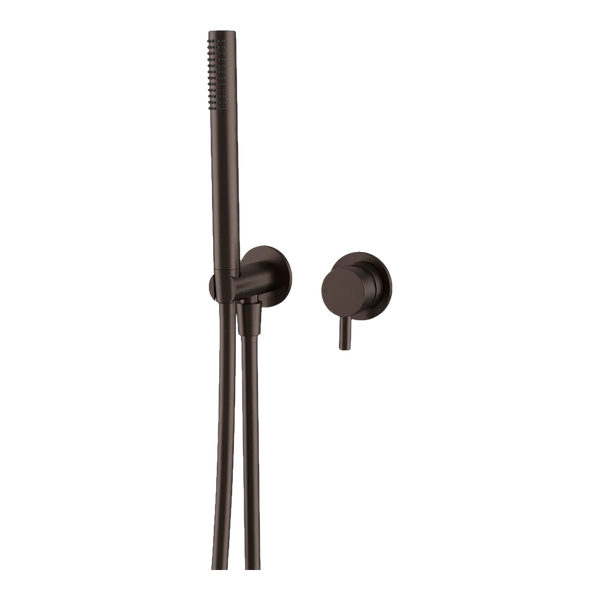 Arcisan Axus Pin Shower Mixer and Handshower (Trim Kit Only) Dark Bronze