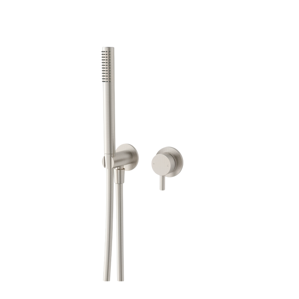 Arcisan Axus Pin Shower Mixer and Handshower (Complete Kit) Brushed Nickel