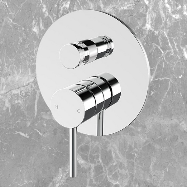 Arcisan Axus Pin Shower or Bath Mixer with Diverter (Trim Kit Only) Chrome