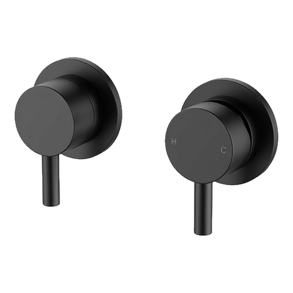 Arcisan Axus Pin Shower Mixer and 3-Way Diverter (Complete Kit) Matte Black