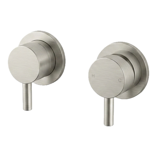 Arcisan Axus Pin Shower Mixer and 3-Way Diverter (Complete Kit) Brushed Nickel