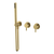 Arcisan Axus Pin Shower Mixer, Diverter and Handshower (Complete Kit) Brushed Brass