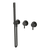 Arcisan Axus Pin Shower Mixer, Diverter and Handshower (Trim Kit Only) Brushed Iron