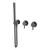 Arcisan Axus Pin Shower Mixer, Diverter and Handshower (Trim Kit Only) Brushed Gunmetal