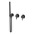 Arcisan Axus Pin Shower Mixer, Diverter and Handshower (Trim Kit Only) Matte Black
