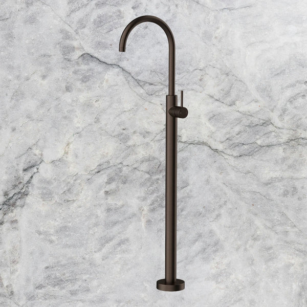 Arcisan Axus Pin Freestanding Bath Mixer (Trim Kit Only) Dark Bronze