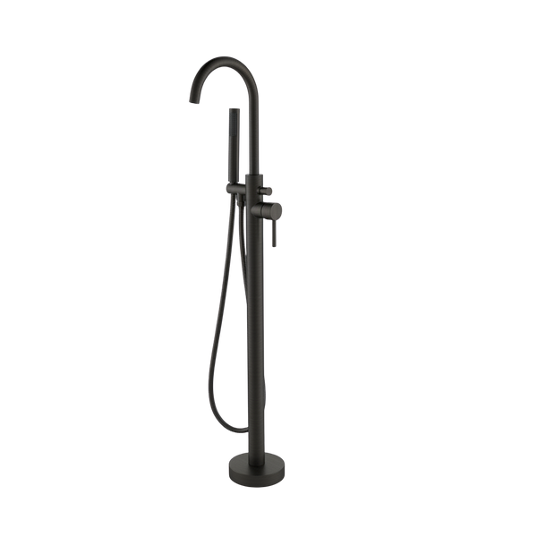 Arcisan Axus Pin Lever Freestanding Bath Mixer with Handshower (Trim Kit Only) Brushed Iron