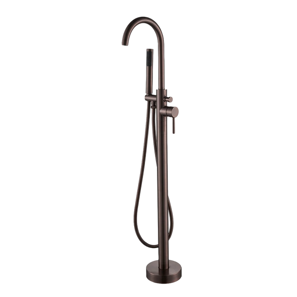 Arcisan Axus Pin Lever Freestanding Bath Mixer with Handshower (Trim Kit Only) Dark Bronze